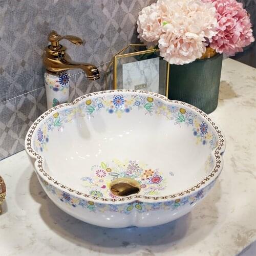Ceramic Art Bathroom Wash Basin Sink Ceramic Vessel Sink Wash Basin type ceramic wash basin bathroom sinks oval