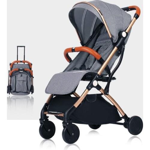 Baby Stroller Plane Lightweight Portable Travelling Pram Children Pushchair Car Trolley Folding Baby Carriage