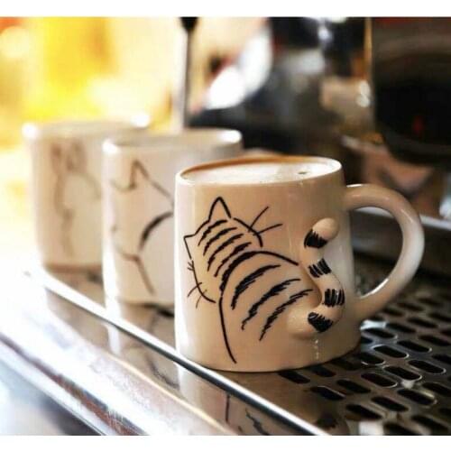 Lovely Cartoon Nordic Mug Creative Ceramic Water Milk Tea Coffee Yogurt Mug Best Cup With Spoon House Gift For Man Women Home