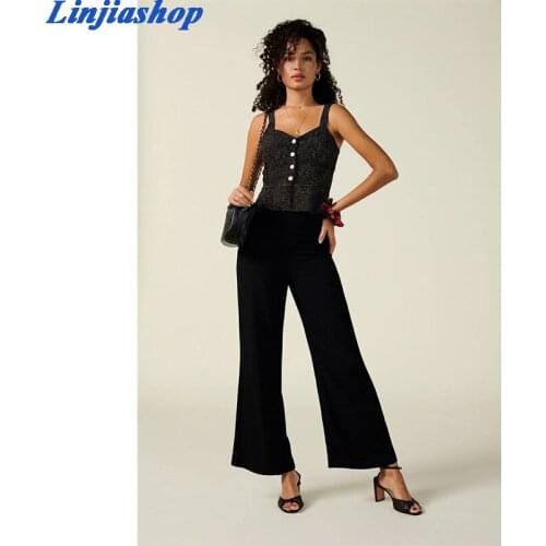 Fashion polka dot crop top sexy streetwear camis with buttons women black summer tops femme vestidos dropshipping