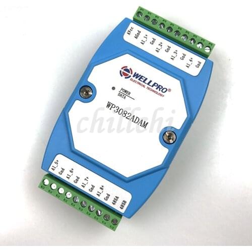 0-20MA / 4-20MA analog input module current acquisition module RS485 MODBUS communications