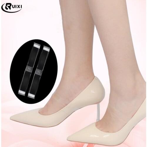 1 Pair Invisible Elastic Silicone Transparent Shoelaces for High Heel Shoes Clear Shoe Laces Shoelace Straps Shoe Accessories