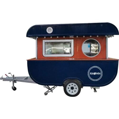 New Street Food Vending Cart Mobile Truck Hot Dog Ice cream Hamburger mobile food Trailer For Sale With Kitchen