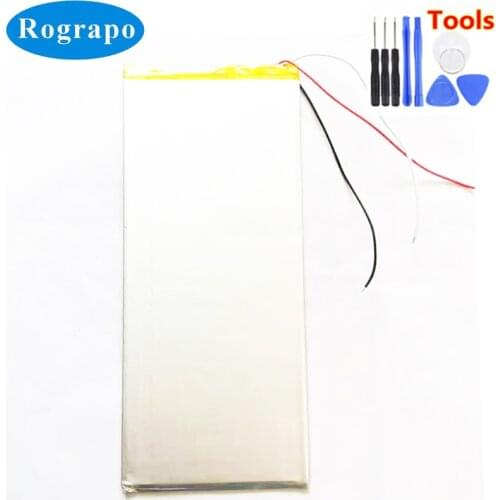 New 3.7V 6000mAh Battery For Prestigio Grace 3101 3201 4G Tablet PC Accumulator 3-wire + Free Tools