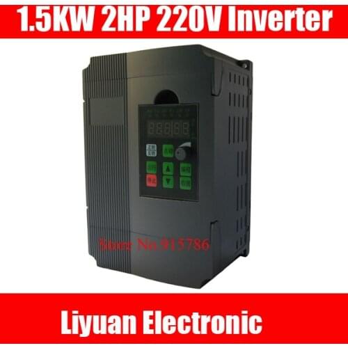 NEW 1.5KW 2HP 220V Variable Frequency Drive Inverter / three phase output 380V motor speed Inverter