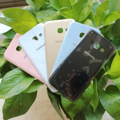 Original SAMSUNG Galaxy A3/A5 2017 A320 A520 Back Battery Cover Rear 3D Glass Door Housing Case Replacement Adhesive Sticker