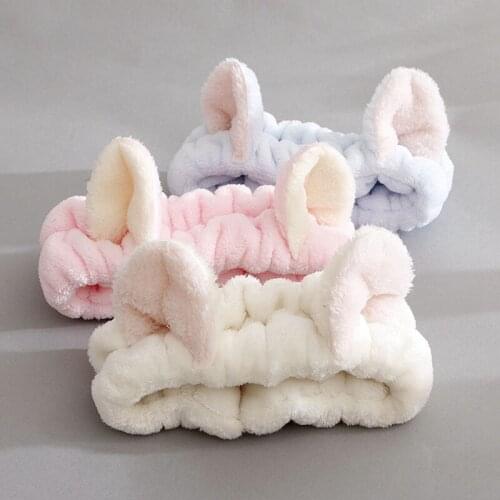 Cute Cat Microfiber Hair-drying Towel Bath Cap Strong Absorbing Drying Long Soft Special Dry Hair Cap Towel With Coral Velvet