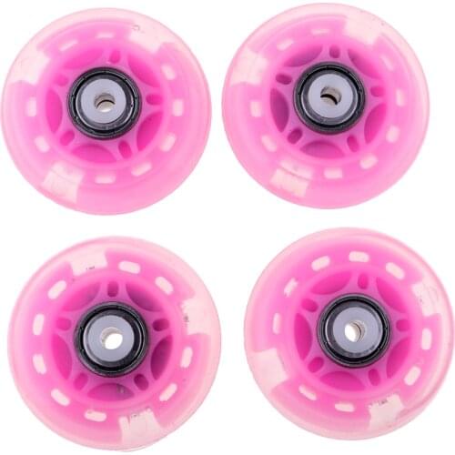 4 Pcs Professional Roller Skates Inline Skating Premium 88a PU Wheel Outdoor Sports Parts Replacement Accessories 64mm