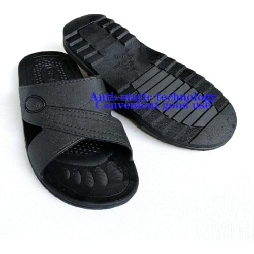 Men women Safety antistatic slippers sandals soft bottom work electronic factory men women household cleaning dust shoes