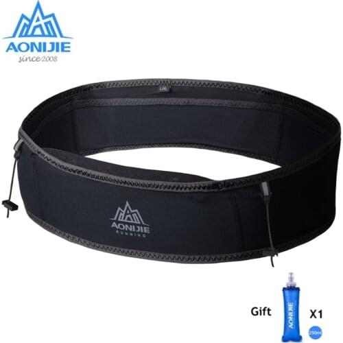 Aonijie W938S Waist Belt Bag Portable Ultralight Waist Pack Bag Phone Holder for Trailing Running Camping with Water Soft Flask