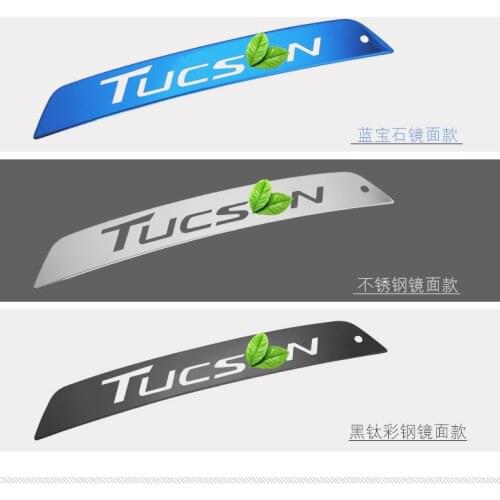 For Hyundai Tucson 2015 2016 2017 2018 2019 High-quality stainless steel brake light sticker rear brake stickers car styling