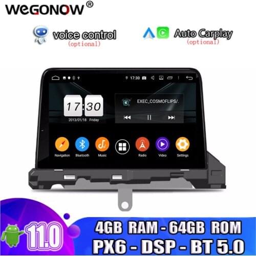 10.25'' Android10 4GB RAM 64GB 8 Core Car DVD Player Stereo GPS Map RDS Radio WIFI Bluetooth5.0 For Mazda 6 Atenza 2018 2019