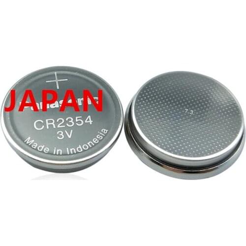 2pcs/lot New Original Battery Car remote key 3V Li battery CR2354 button battery instrument and meter batteries CR 2354