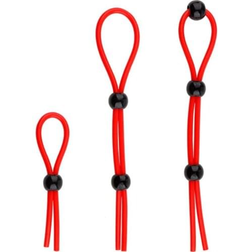 3pcs Silicone Dildo Ring Adjustable Enhancer Exercise Stimulator Enlarger Massage Adult Sex Toys for Men