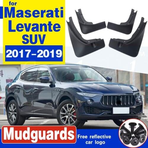 4 PCS For Maserati Levante SUV 2017 2018 2019 Front Rear Car Mudflaps Fender Mud Guard Flaps Splash Flap Mudguards Accessories