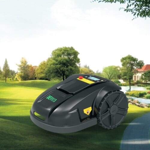 773 Euro China No TAX DEVVIS Automatic Robotic Lawn Mower E1800T Working Capacity 1800m2,with 6.6ah lithium battery,Gyroscope