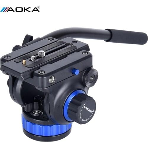 AOKA VH502A Panoramic Hydraulic DSLR Video Fluid Head for Camera Tripod