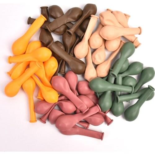 DIY Dusty Pink Green Caramel Coffee Balloon Retro Balloons Wedding Birthday Party Decoration Baby Shower 5/10/18 inch