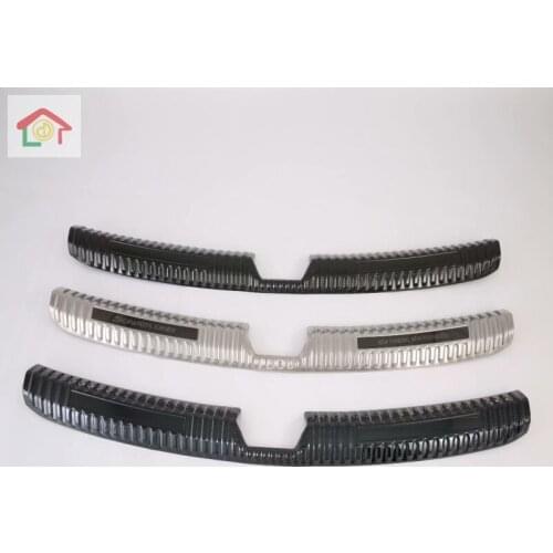 For Hyundai Sonata 10th 2019 2020 1PC Stainless Steel Inner Car Trunk Rear Tail Box Bumper Pedal Plate Panel Cover Car Styling