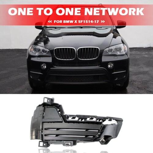 Double Slat Sport Style Gloss Black Closed Front Bumper Grille Left Right for BMW F15 X5 35i 35ix 35dx 50ix 14-17