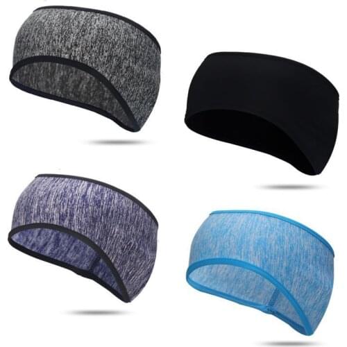 1pcs Male Female Fleece Ponytail Headband Windproof Ear Protection Keeping Warm Sports Sweatband Hair Bands for Cycling Running