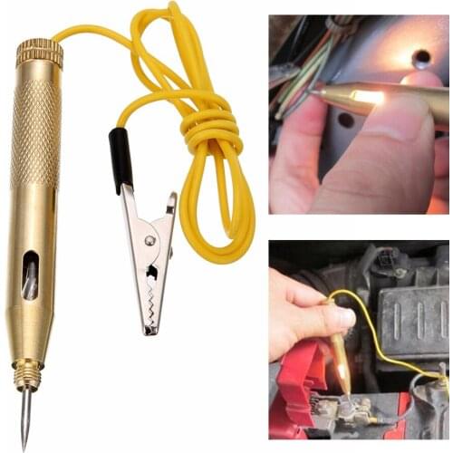 KKMOON Electrical Circuit Tester Voltage Test Pen DC 6V/12V/24V Probe Test Auto Repair Tools for Car Motorcycle