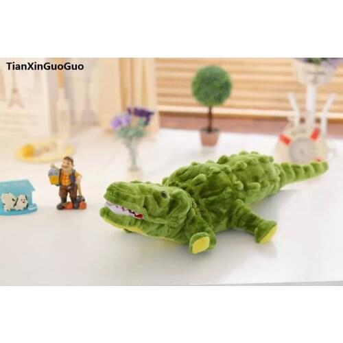 Creative plush toy about 100cm green cartoon crocodile doll soft throw pillow,birthday gift h0717
