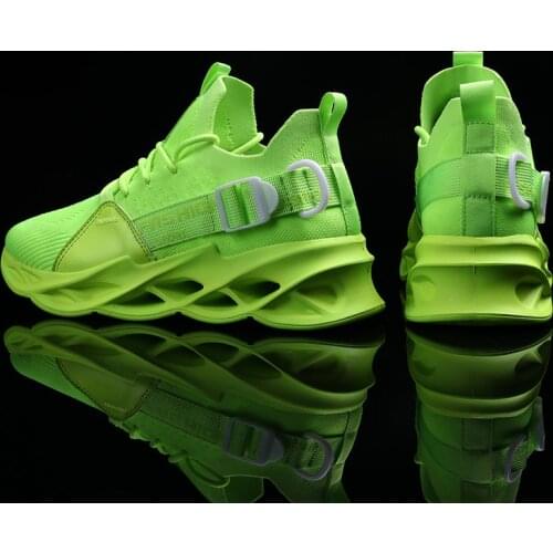 Sneakers Men Mesh Breathable Running Sport Shoes Unisex Light Soft Thick Sole Couple Shoes Athletic Sneakers Women Shoes Size 46