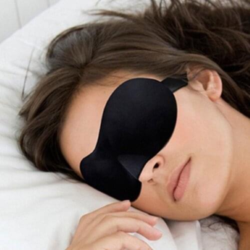 1Pc Relax 3D Natural Sleeping Eye Mask Sleep Padded Cover Portable for Travel Rest Blindfold Eyepatch for Women Men Eye Patches