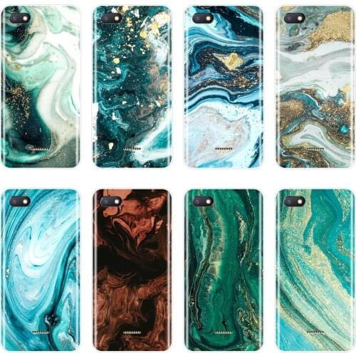 Marble Phone Case For Xiaomi Redmi Note 4 4X 5 5A 6 Pro Prime Cases For Pocophone F1 Xiaomi S2 6A 5 Plus 4A Silicone Back Cover