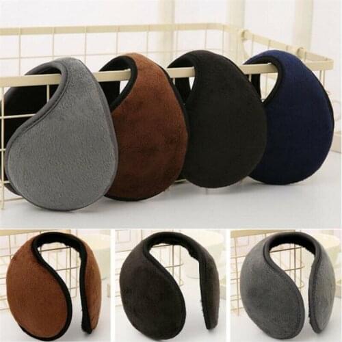 Mens Womens Ear Muffs Winter Ear warmers Fleece Earwarmer Behind the Head Band