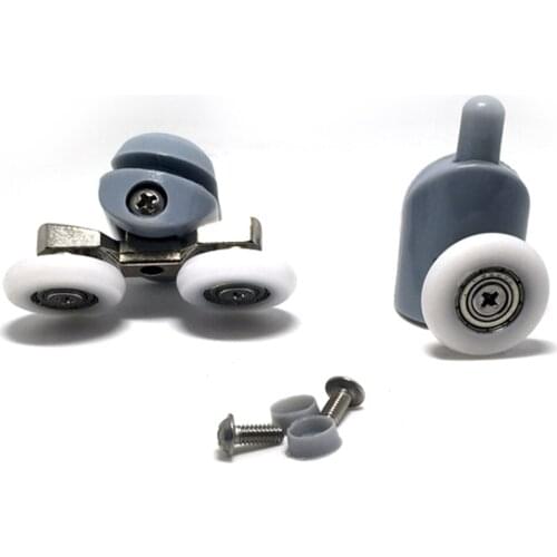 Set of 8 Shower Door Rollers Wheels Pulleys