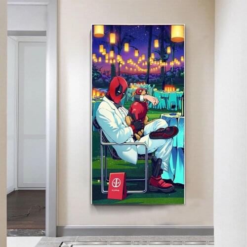 Marvel Movie Wall Art Poster Superhero Spiderman Cartoon Canvases Print Painting Cuadros Picture for Childrens Room Home Decor