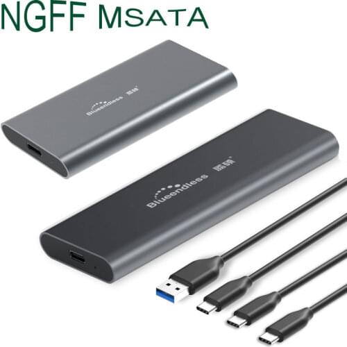 New SSD Case Hdd Box Sata Type c Usb 3.0 Port Hard Disk Carcasa Disco Duro 1tb Case Hd Externo Aluminum High Speed Hdd Enclosure