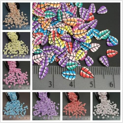 500g Leaf Polymer Clay Sprinkle For Kids Diy ,Soft Clay For Craft Clay/Nail Art/Scrapbook Decoration,Filler