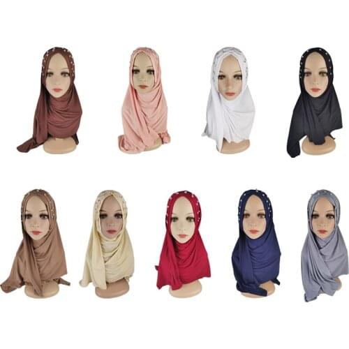 2021 New Fashion Women Ready To Wear Instant Hijab Scarf Inner Muslim Under Scarf Full Cover Cap Islamic Clothing Arab Headscarf