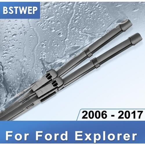 BSTWEP Wiper Blades for Ford Explorer Fit Hook / Pinch Tab Arms
