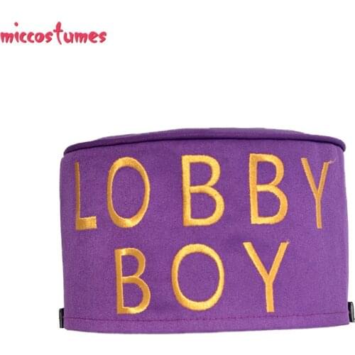 Budapest Hat Unisex Adult Purple Zero Lobby Boy Hat