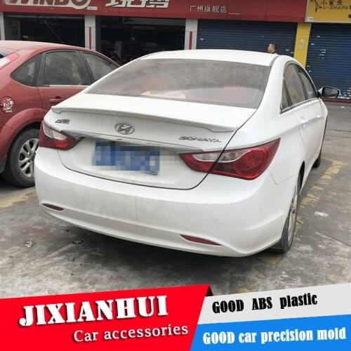 For Sonata Spoiler 2011-2014 Hyundai Sonata FC Spoiler ABS plastic Material Car Rear Wing Color Rear Spoiler