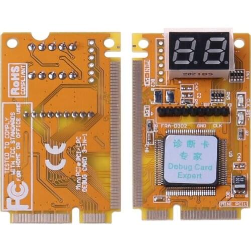 3 in 1 PCI/PCI-E/LPC Mini PC Laptop Analyzer Tester Module Diagnostic Post Test Card Electronic PCB Board LED Display