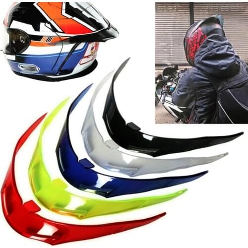 Universal Motorcycle Helmet Decoration Big Tail Moto Casco Accessories Helmets Spoiler Personality Helmet Tail for AGV