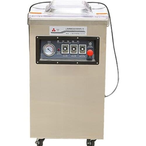 Single Chamber Vacuum Machine 220V/800W Food Packaging Equipment Tools Automatic Vacuum Sealing Double Warehouse Operation