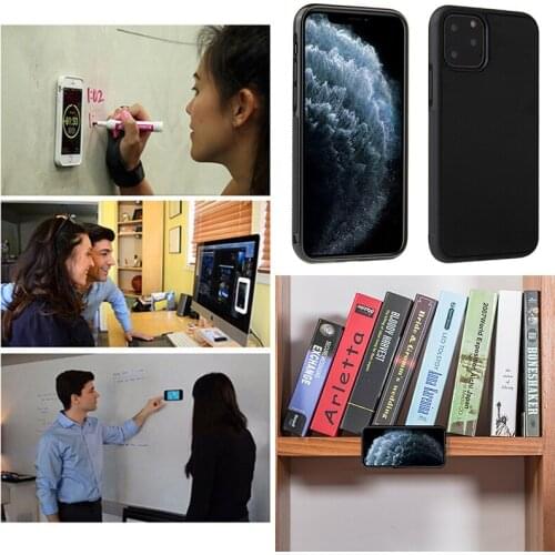 10pcs Anti Gravity Nano Suction Magical Shockproof Back Hard Case Cover For iPhone 13 Pro Max 12 Mini 11 XS XR X 8 7 6 Plus SE
