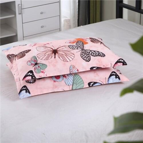 LAGMTA 2pcs 100% Polyester Fabric Printing Reactive Pillow Cover 50 * 70cm & 70 * 70cm Multi-Specification