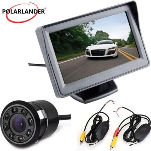 4.3" TFT LCD Backlight Monitor+rear view camera Multiple camera collocations
