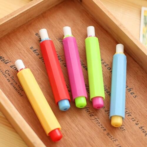 5 pcs/lot Health Non-toxic Chalk Holder Chalk Clip Dustless Chalk Holders for Teacher Porta Tiza On Blackboard Sticker
