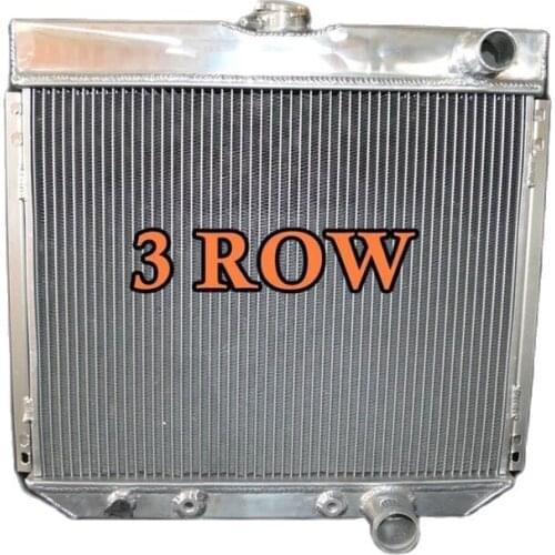 Aluminum Radiator fit Ford Mustang 1965 1966 V8 Engine 5L 302 351 390 428 429