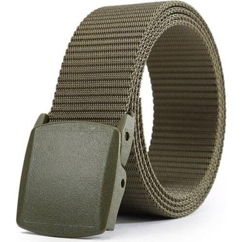 Automatic Buckle Nylon Belt Male Army Tactical Belt Mens Military Waist Canvas Belts Cummerbunds High Quality Strap