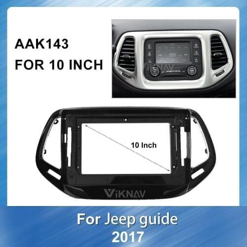Car Radio Stereo Fitting installation Fascia For Jeep Compass 2017 Stereo Frame Fascias Panel Facial DVD CD Dash Bezel