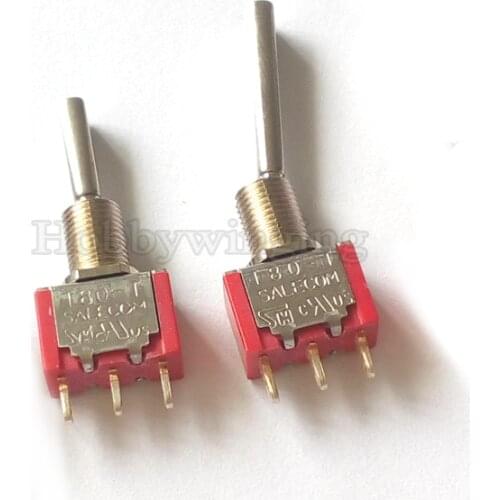 Free shipping WFLY Salecom T80-T Miniature Toggle Switch for 9CH Transmitter Three Gear Short Handle +Two Gear Long Handle